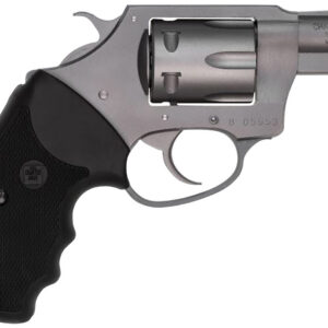 Charter Arms 72224 Pathfinder Small 22 LR, 8 Shot 2" Stainless Steel Barrel & Cylinder, Anodized Aluminum Frame w/Black Finger Grooved Rubber Grip, Exposed Hammer