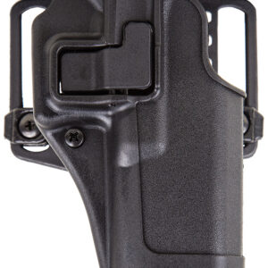 Blackhawk 410507BKR Serpa CQC OWB Size 07 Matte Black Polymer Belt Loop/Paddle Fits Springfield XD/XD--M/Mod.2 3.80-4" Barrel Right Hand