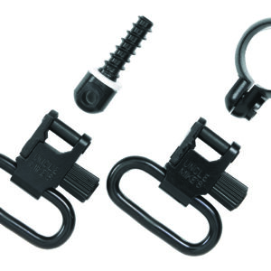 Uncle Mike's 13312 Full Band Swivel Set Quick Detach 115 CF Blued 1.25" Loop for Lever Action Winchester & Marlin
