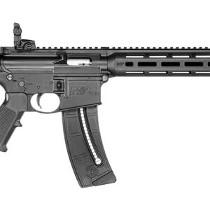 Smith & Wesson 10208 M&P15 Sport 22 LR 25+1 16.50" Matte Black Carbon Steel Barrel & Picatinny Rail Aluminum Receiver, 10" Magpul M-LOK Handguard, 6 Position CAR Black Synthetic Stock, Black Polymer G