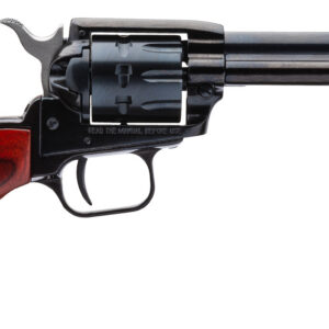 Heritage Mfg RR22999MB4 Rough Rider 22 LR 22 WMR 9 Shot, 4.75" Black Steel Barrel, Black Zinc Alloy Frame, Black Cylinder, Cocobolo Grip, Hammer/Thumb Safety, Exposed Hammer