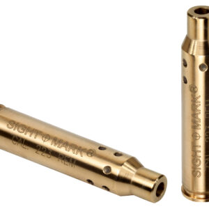 Sightmark SM39001 Boresight Red Laser for 223 Rem/5.56x45mm NATO Brass Includes Battery Pack & Carrying Case