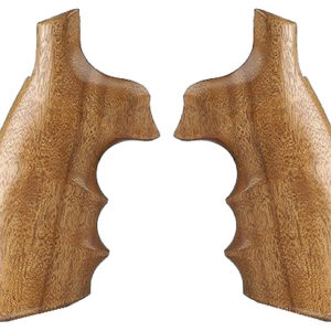 Hogue 10200 Fancy Hardwood Brown Goncalo Alves Hardwood with Finger Grooves for S&W K, L Frame with Square Butt