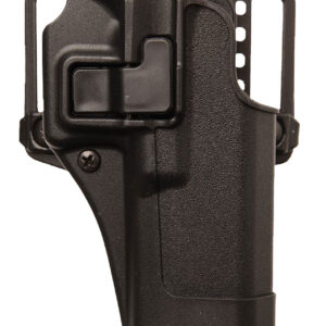 Blackhawk 410563BKR Serpa CQC OWB Size 63 Matte Black Polymer Belt Loop/Paddle Fits S&W M&P Shield 9/40 Right Hand
