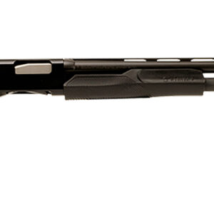 Stevens 22436 320 Field Full Size 20 Gauge Pump 3" 5+1 26" Matte Black Vent Rib Barrel, Matte Black Aluminum Receiver, Fixed Matte Black Synthetic Stock, Ambidextrous