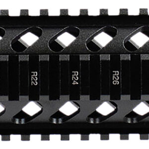Aim Sports MT060 AR Handguard 7" Carbine & Free-Floating Style Made of Aluminum with Black Anodized Finish & Quad Rail